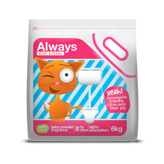 Always Original Areia Aglomerante para gatos